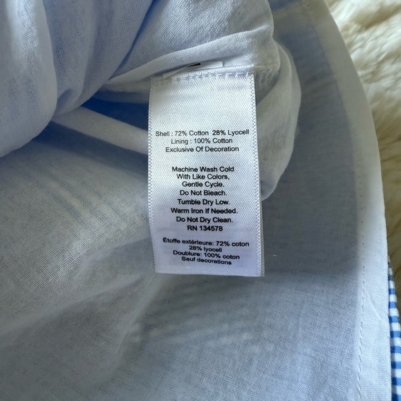 Vineyard Vines Seersucker Dress- Size medium— New With Tags! - Picture 3 of 6